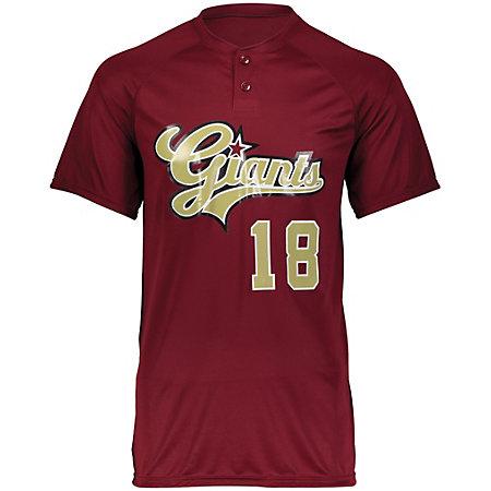 Attain Two-Button Jersey Adult Baseball