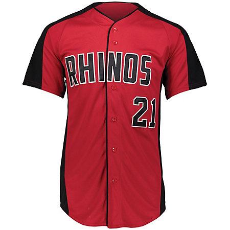 Full Button Baseball Jersey Adult