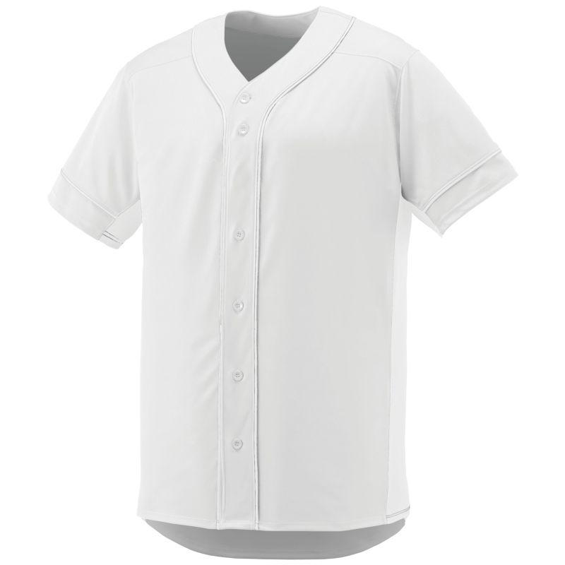 Slugger Jersey White/white Adult Baseball