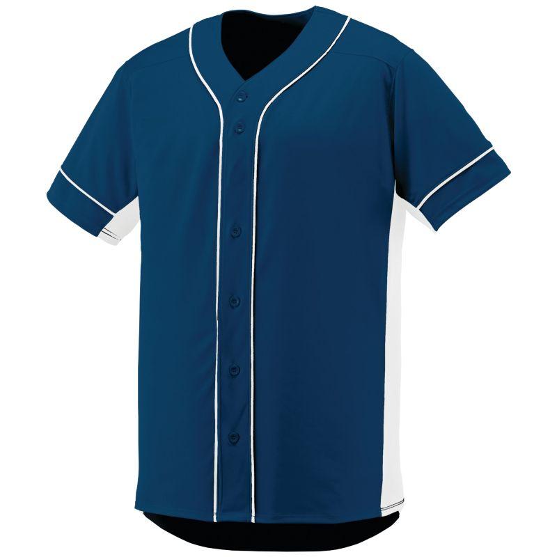 Slugger Jersey Navy/white Adult Baseball