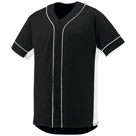 Slugger Jersey Black/white Adult Baseball Slugger Jersey Black/white Adult Baseball