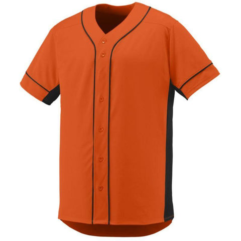 Youth Slugger Jersey Orange/black Baseball Youth Slugger Jersey Orange/black Baseball