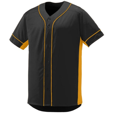 Youth Slugger Jersey Black/gold Baseball Youth Slugger Jersey Black/gold Baseball