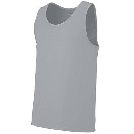 Training Tank Silver Grey Adult Basketball Single Jersey & Shorts Training Tank Silver Grey Adult Basketball Single Jersey & Shorts