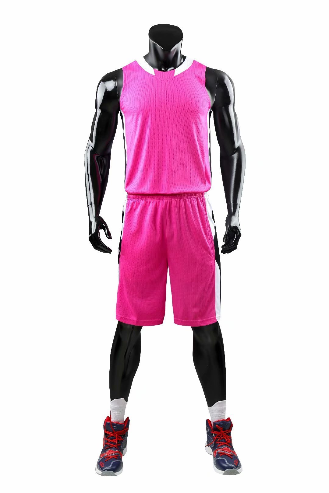 Alley Pink NS Customizable Basketball Jersey With Optional Shorts