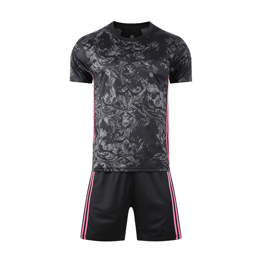 Los Galácticos Black SS Soccer Uniform Kit