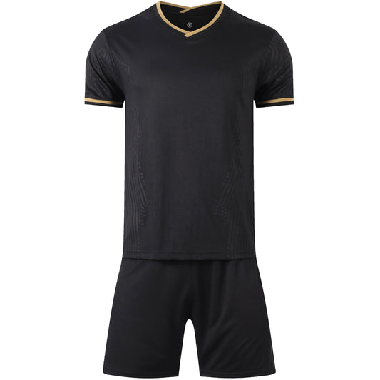 El Catalan Black Youth SS Soccer Uniform Kit