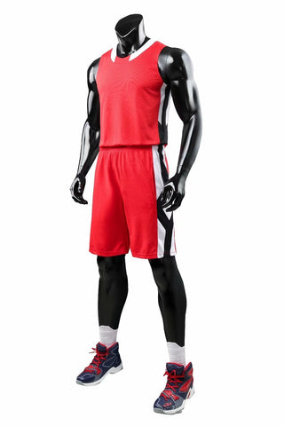 Alley Red NS Customizable Basketball Jersey With Optional Shorts Alley Red NS Customizable Basketball Jersey With Optional Shorts