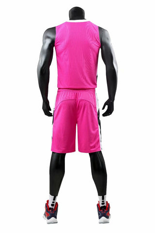 Alley Pink NS Customizable Basketball Jersey With Optional Shorts Alley Pink NS Customizable Basketball Jersey With Optional Shorts