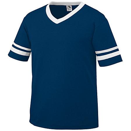 Sleeve Stripe Jersey Navy/white Adult Baseball