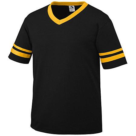 Sleeve Stripe Jersey Black/gold Adult Baseball