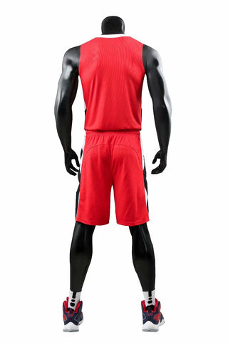 Alley Red NS Customizable Basketball Jersey With Optional Shorts Alley Red NS Customizable Basketball Jersey With Optional Shorts