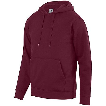 60/40 Fleece Hoodie Maroon Adult Baseball