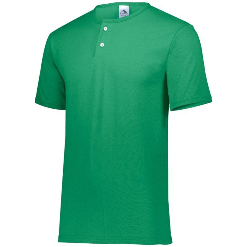 Youth Two-Button Baseball Jersey Kelly