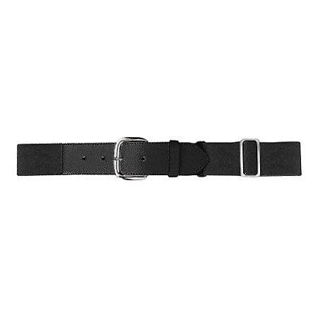 Elastic Baseball Belt Black Adult Baseball