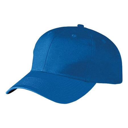 Six-Panel Cotton Twill Low-Profile Cap Royal Adult Baseball