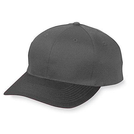 Six-Panel Cotton Twill Low-Profile Cap Black Adult Baseball