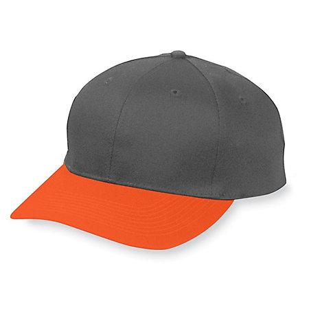 Six-Panel Cotton Twill Low-Profile Cap Black/orange Adult Baseball Six-Panel Cotton Twill Low-Profile Cap Black/orange Adult Baseball