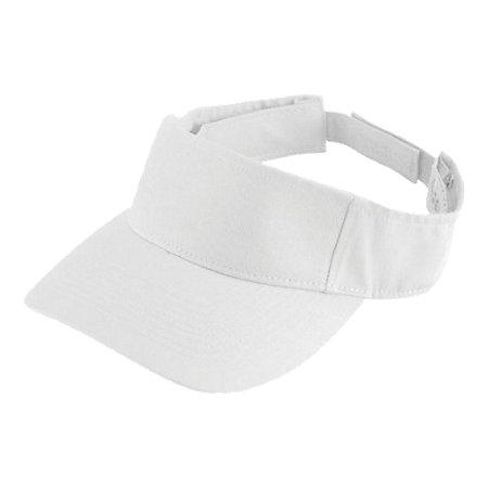 Sport Twill Visor White Adult Baseball Sport Twill Visor White Adult Baseball