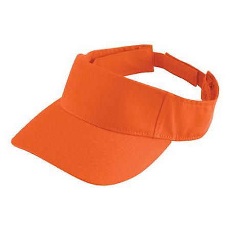Sport Twill Visor Orange Adult Baseball Sport Twill Visor Orange Adult Baseball