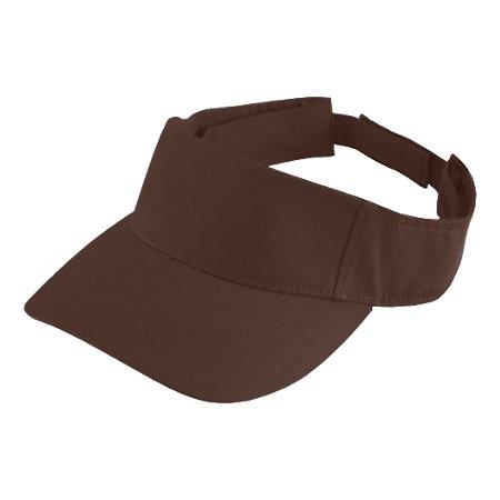 Sport Twill Visor Brown Adult Baseball