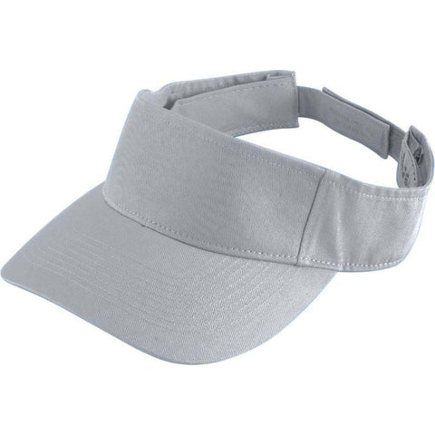 Youth Sport Twill Visor Silver Grey Baseball Youth Sport Twill Visor Silver Grey Baseball