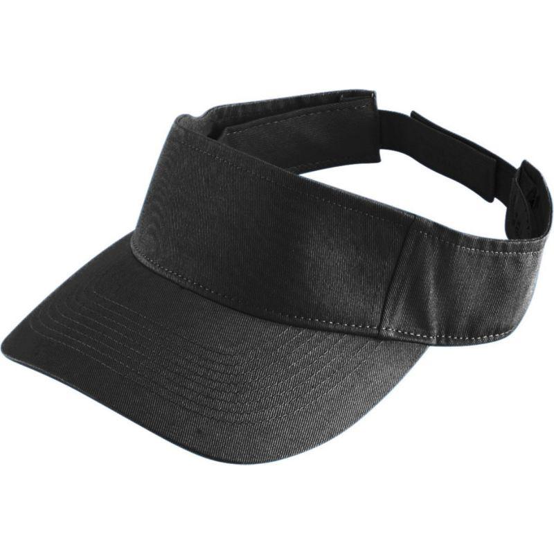 Youth Sport Twill Visor Black Baseball