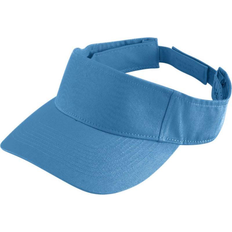 Youth Sport Twill Visor Columbia Blue Baseball