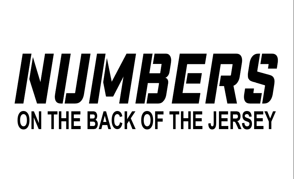 Numbers On The Back Of Basketball Uniform