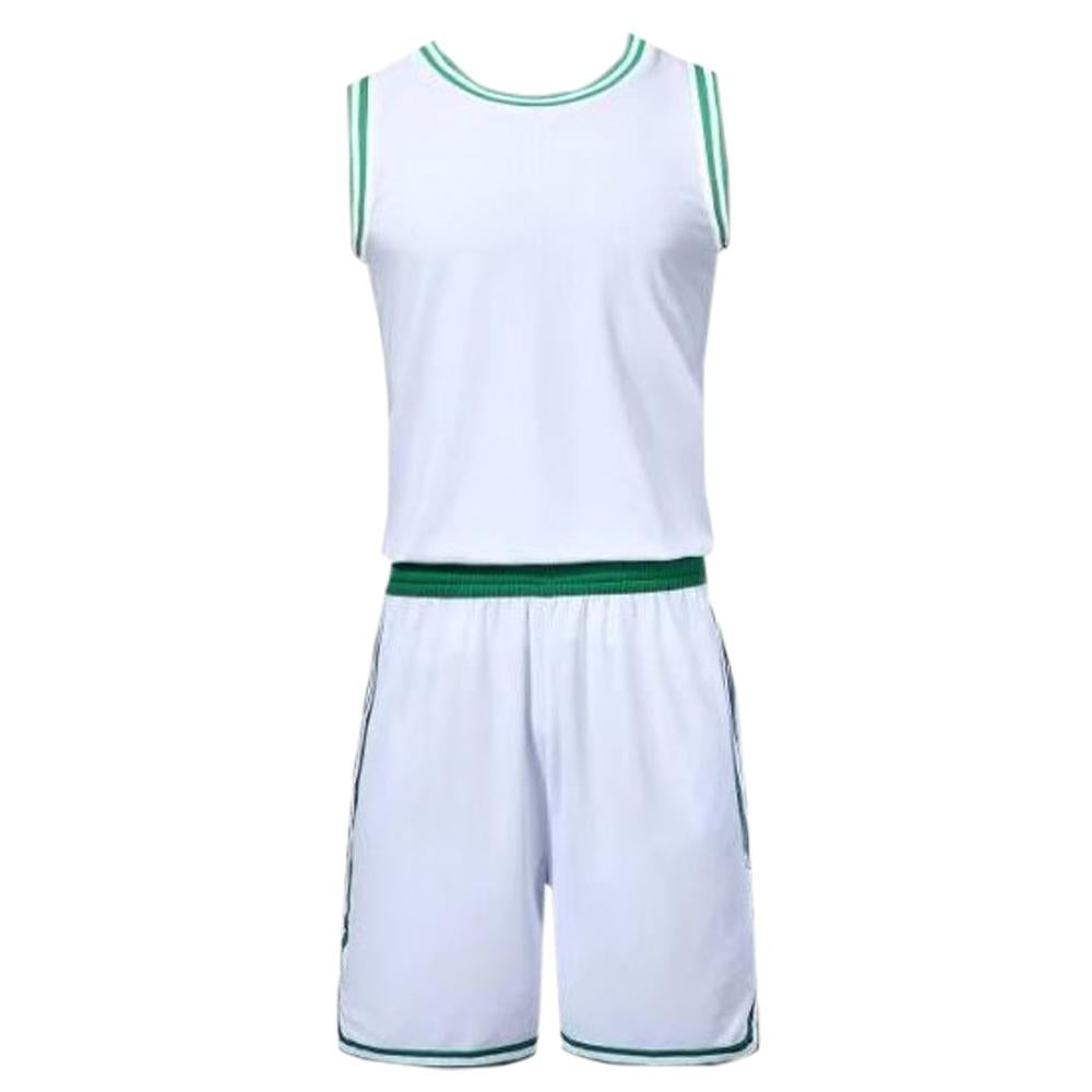 Boston White NS Customizable Basketball Jersey With Optional Shorts