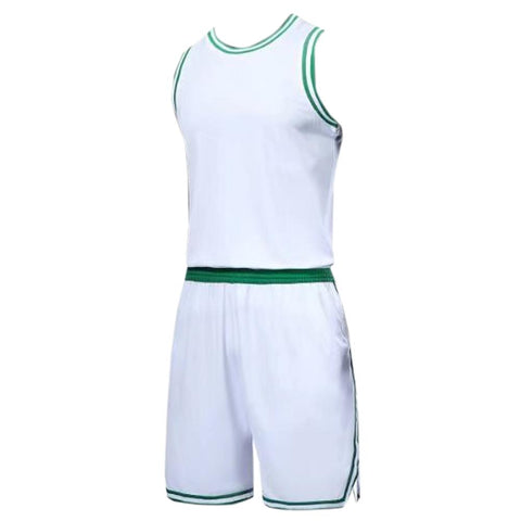 Boston White NS Customizable Basketball Jersey With Optional Shorts Boston White NS Customizable Basketball Jersey With Optional Shorts