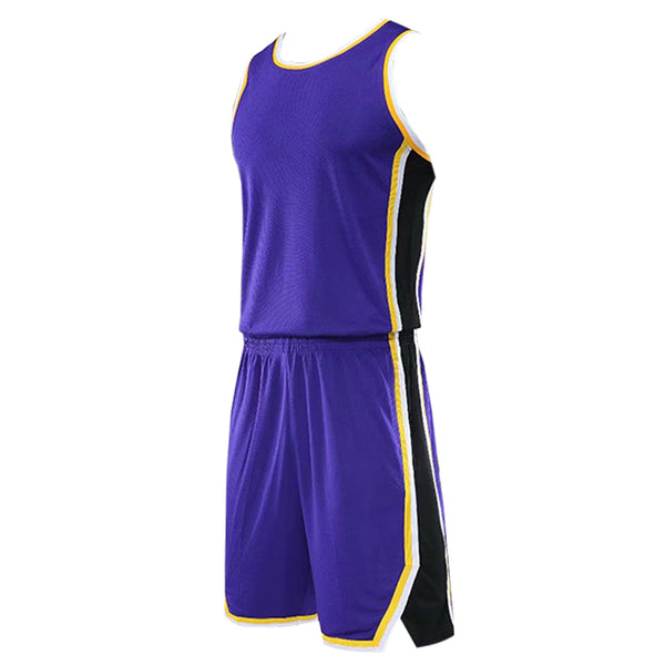 Wholesale basketball jersey design yellow color For Comfortable Sportswear  