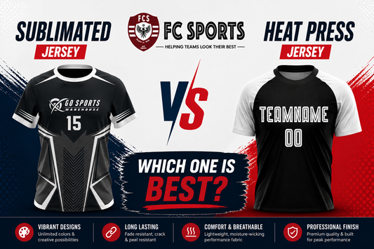 Sublimated Jersey vs Heat Press