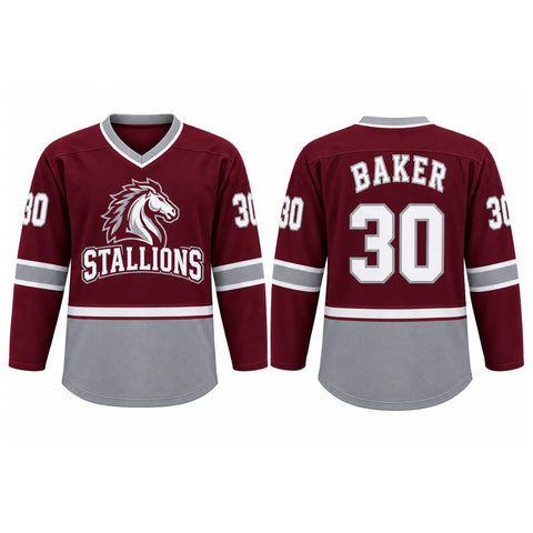 IH- 114  Custom Ice Hockey Jersey Adult & Youth Unisex