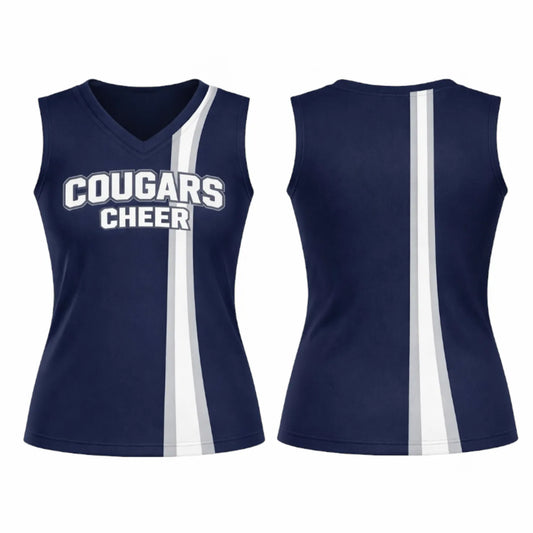 HSC 110  Cheer Squad Heart Shell Top