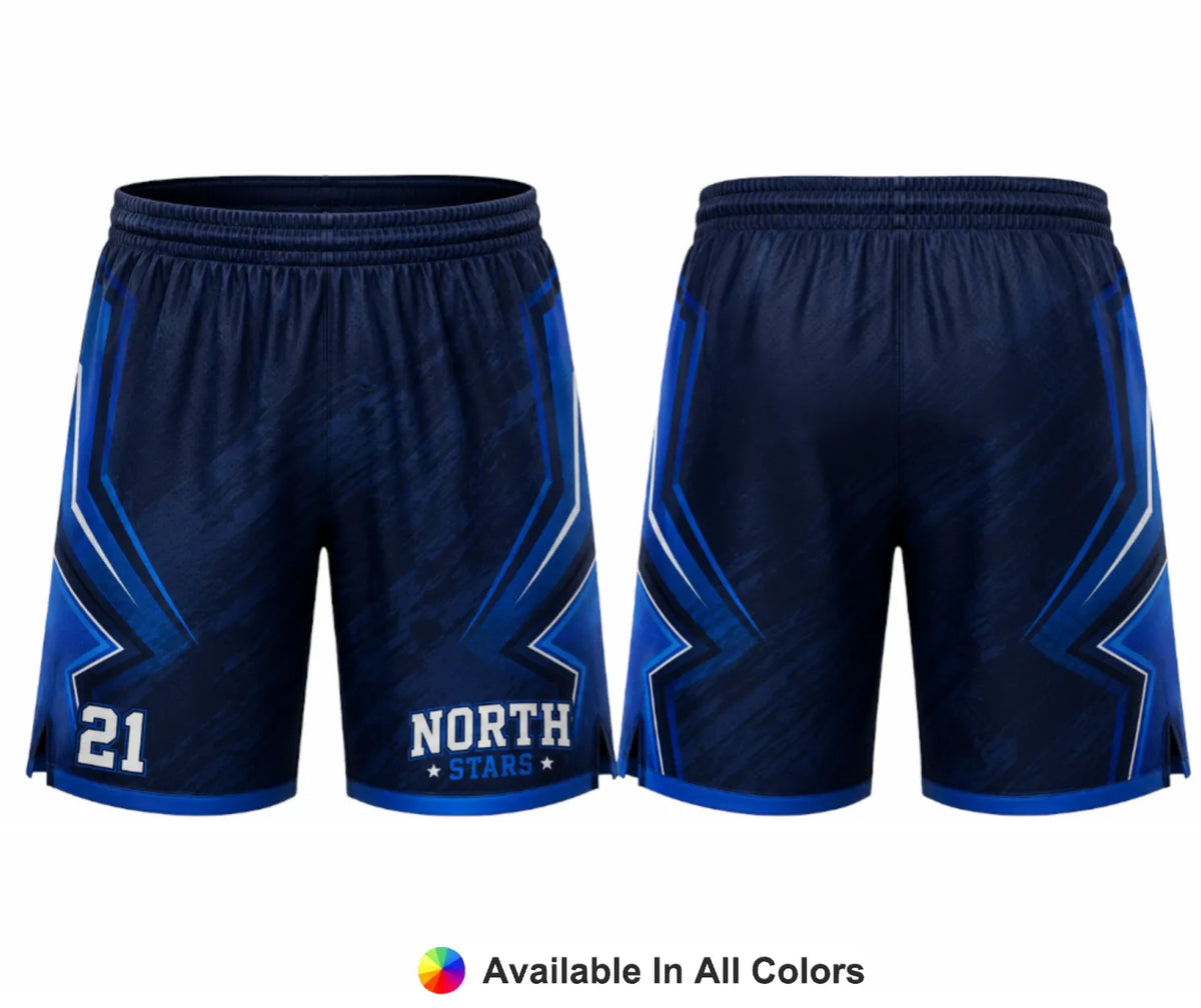 Midnight Flash – Custom Lacrosse Shorts - Adult & Youth Unisex