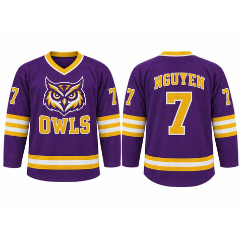 IH- 121 Custom Ice Hockey Jersey Adult & Youth Unisex