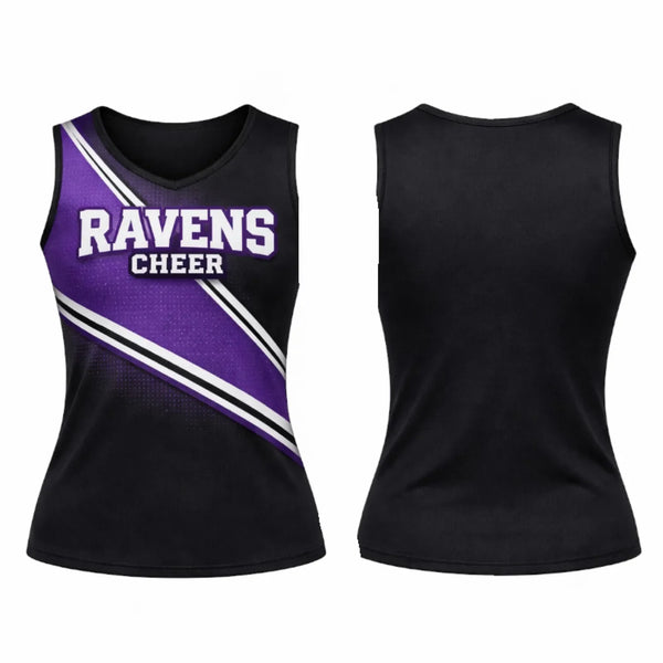 CR 111 Racerback Cheer Shell Top