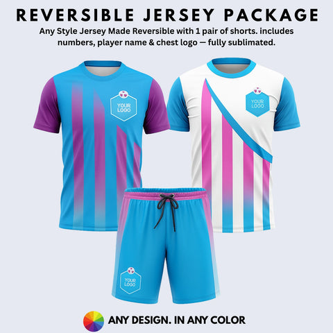 Sublimated Reversible Jersey Soccer Package