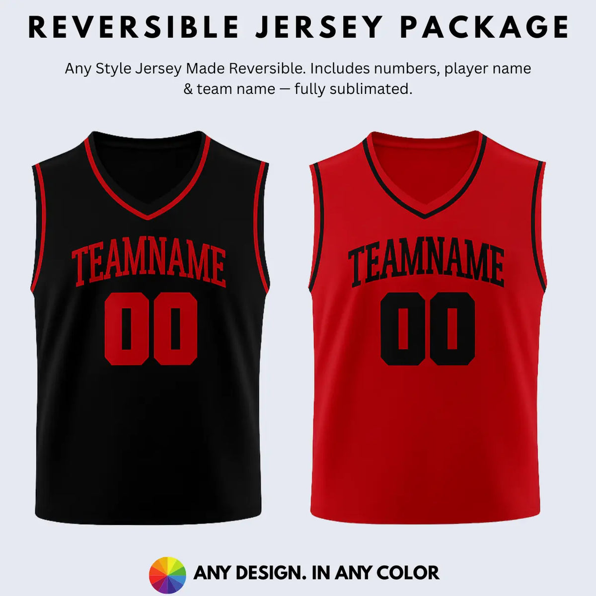 Reversible Basketball Jersey Package