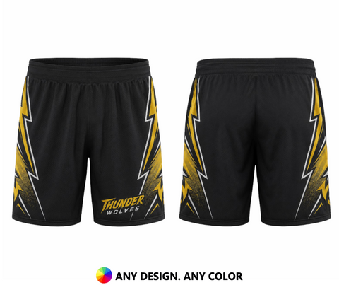 Thunder Strike – Custom Lacrosse Shorts - Adult & Youth Unisex