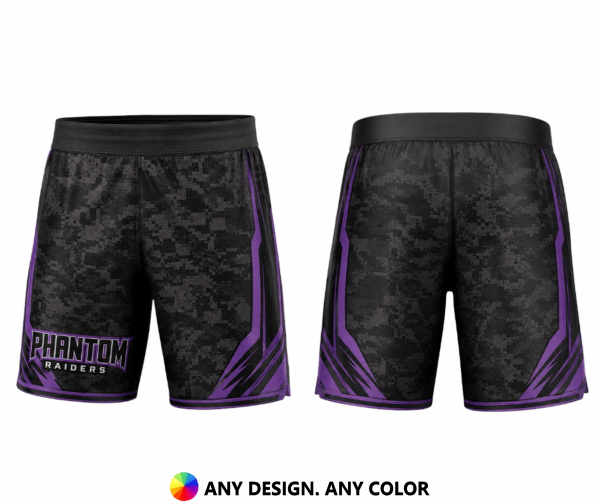 Phantom Stealth – Custom Lacrosse Shorts - Adult & Youth Unisex