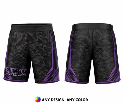 Phantom Stealth – Custom Lacrosse Shorts - Adult & Youth Unisex