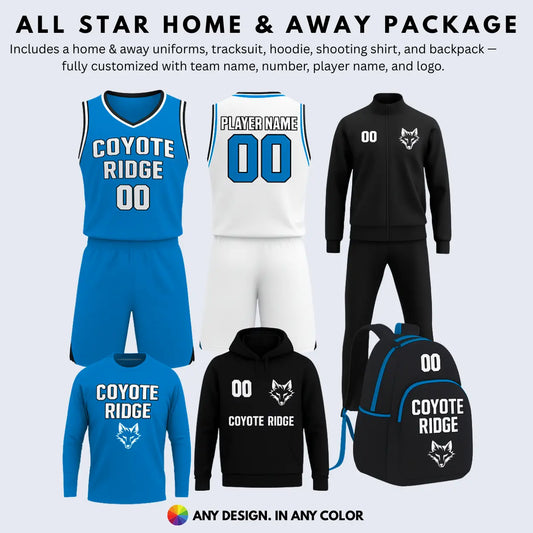 All Star Home & Away Basketball Package