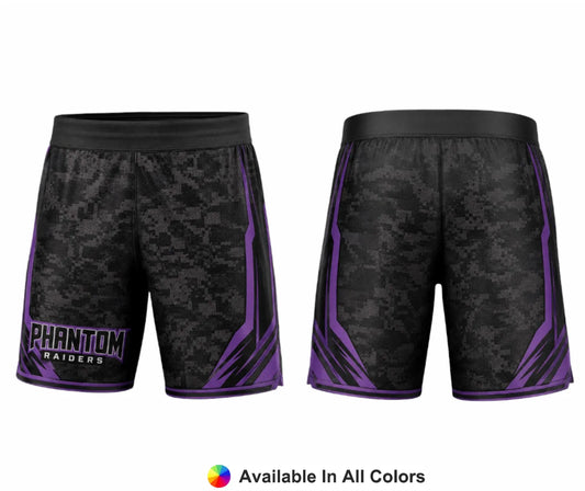 Phantom Stealth – Custom Lacrosse Shorts - Adult & Youth Unisex