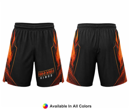 Inferno Edge – Custom Lacrosse Shorts - Adult & Youth Unisex