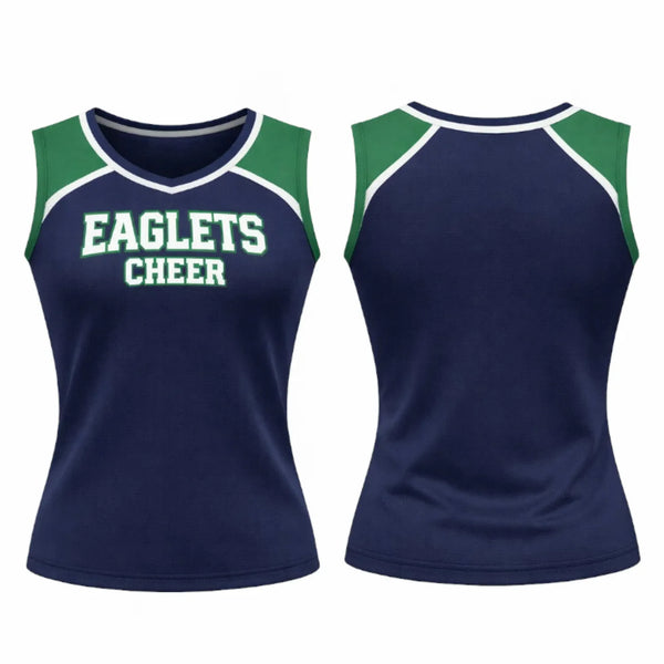 CR 119 Racerback Cheer Shell Top
