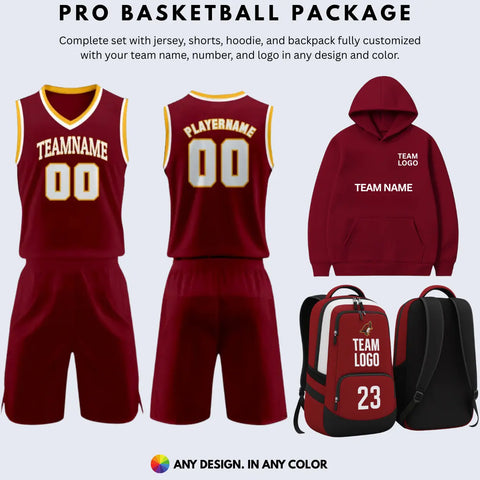 Pro Basketball Uniform Package