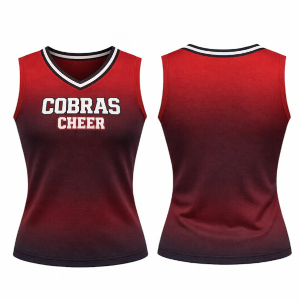 CR 120 Racerback Cheer Shell Top