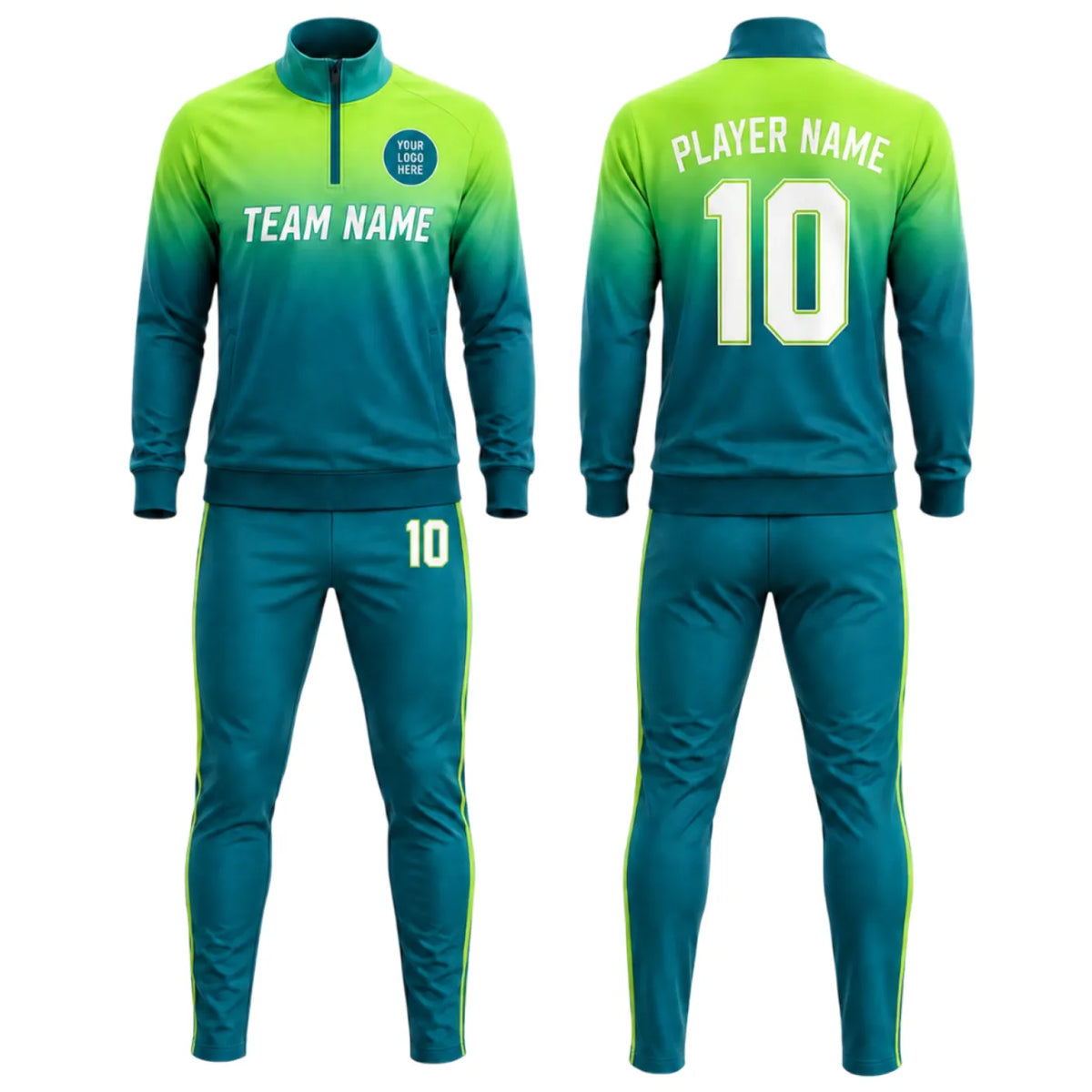 Tropical Teal Fade Tracksuit